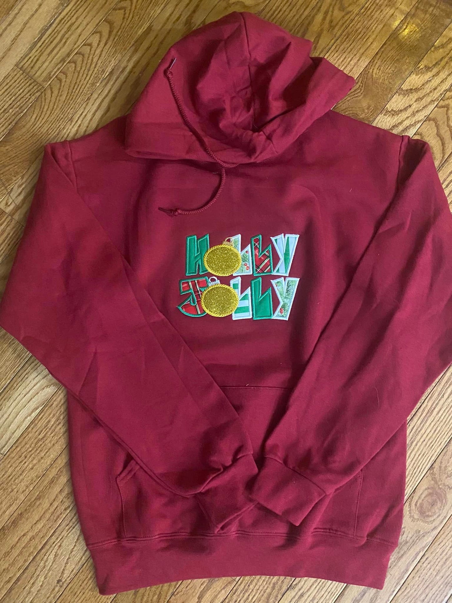 Holly Jolly Applique Christmas Design