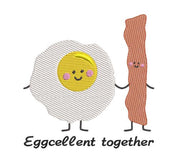 Eggs & Bacon Sketchy design