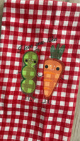 Peas & Carrots Sketchy design