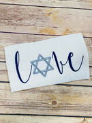 Love with Star of David