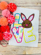 Love Easter bunny design