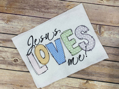 Jesus Love Me Motif