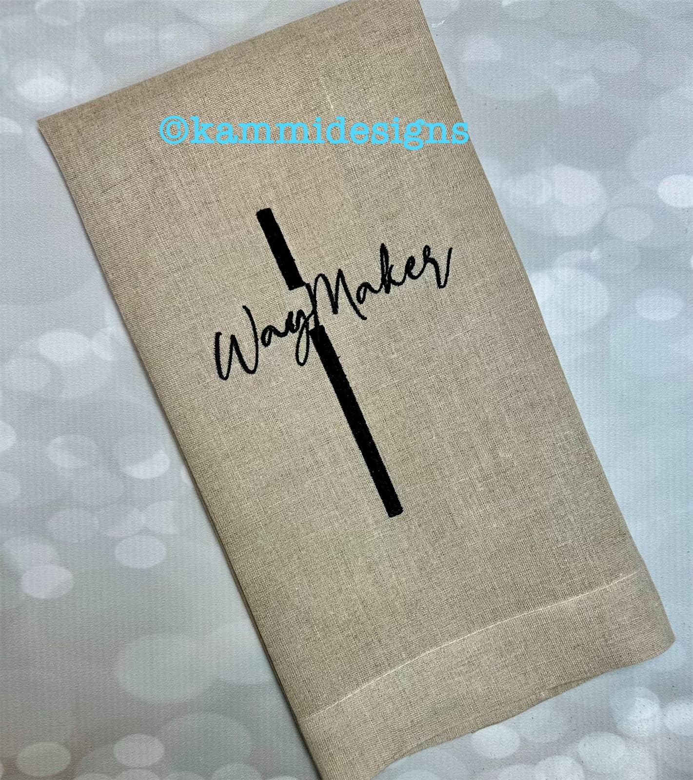 Way Maker Embroidery Design