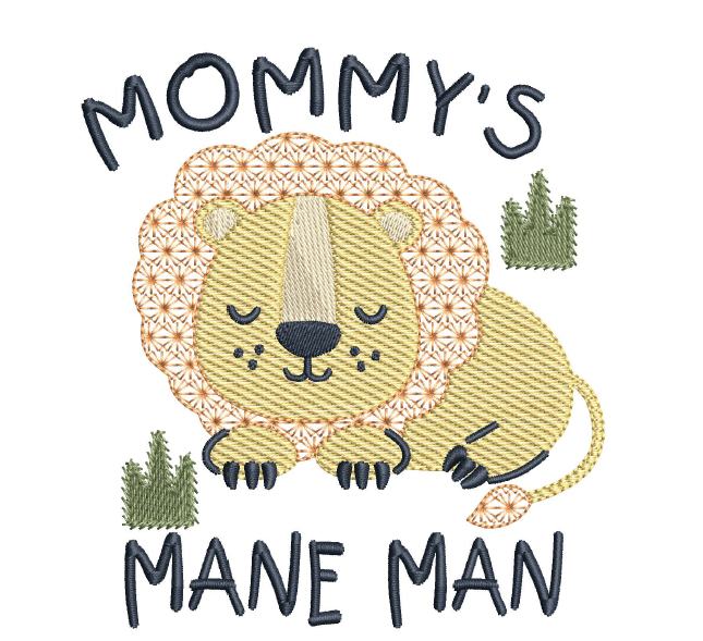 Mommy's Mane Man Baby Design