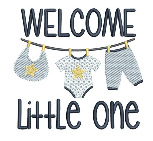Welcome Little One baby design