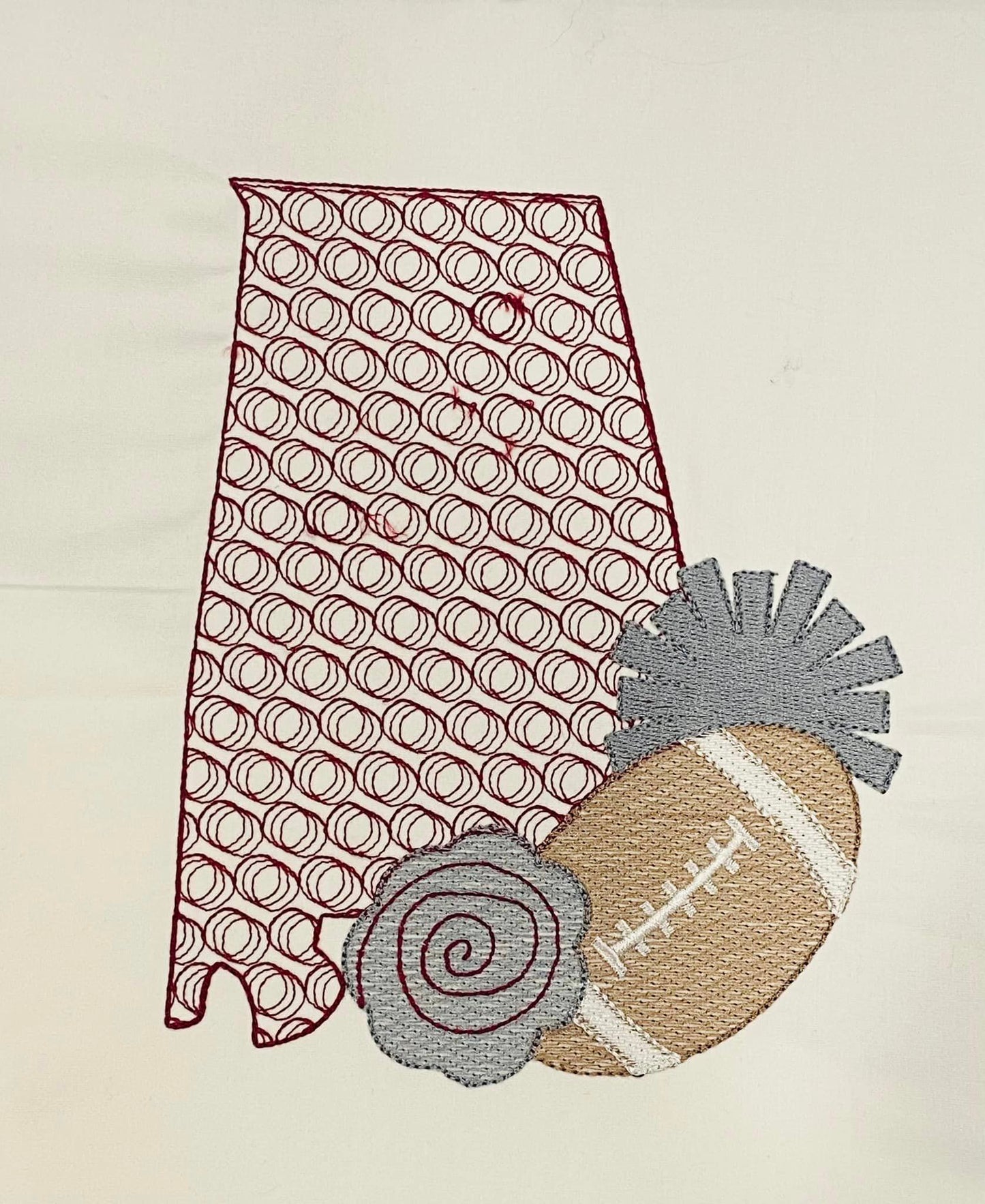 Alabama Football Sketchy Motif