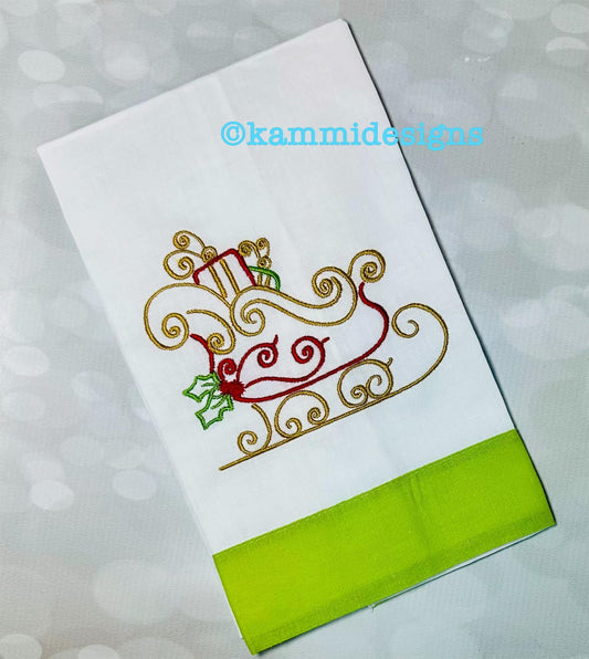 Swirl Christmas Sleigh