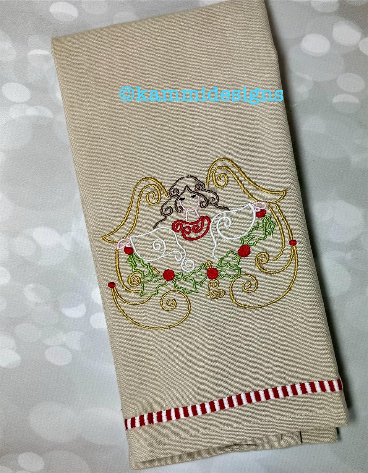 Swirl Christmas Angel