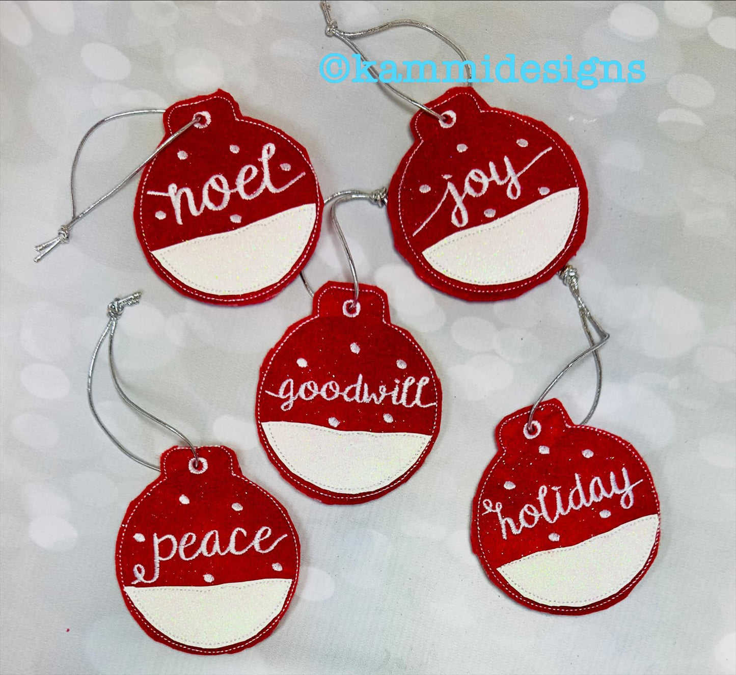 Christmas Ornament Sayings ITH Set