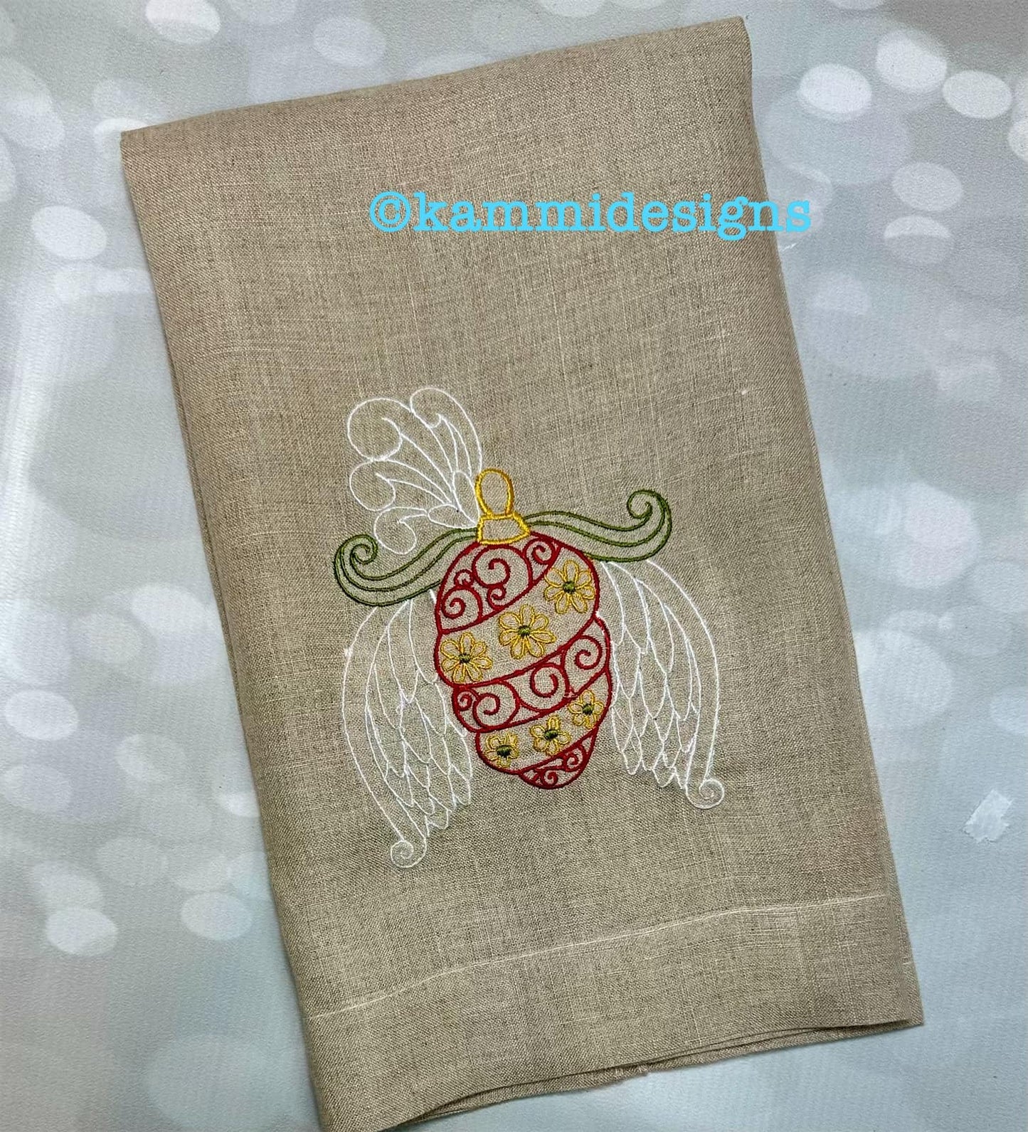 Christmas Ornament Satin 6