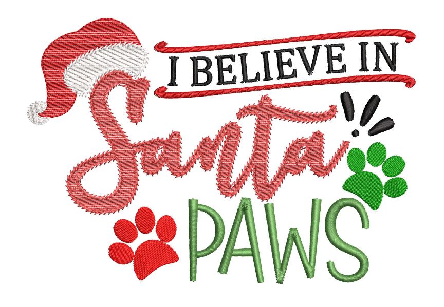 Santa Paws Christmas Design