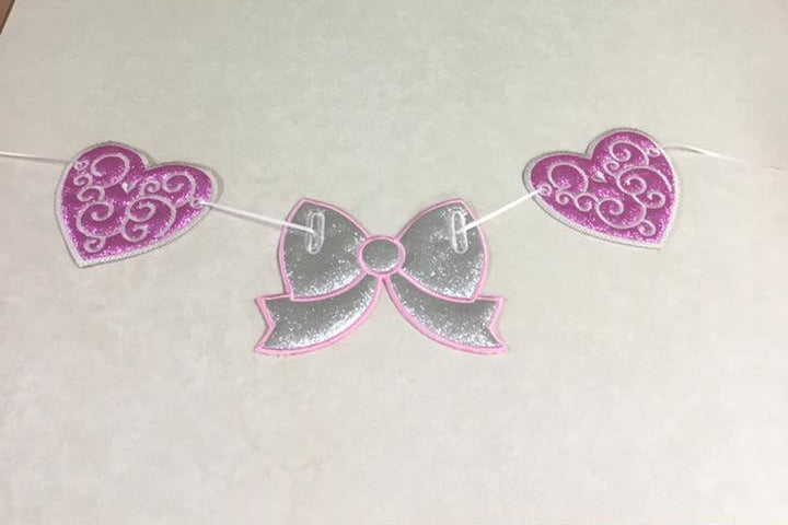 Bow ITH Banner Add On - 3 Sizes!