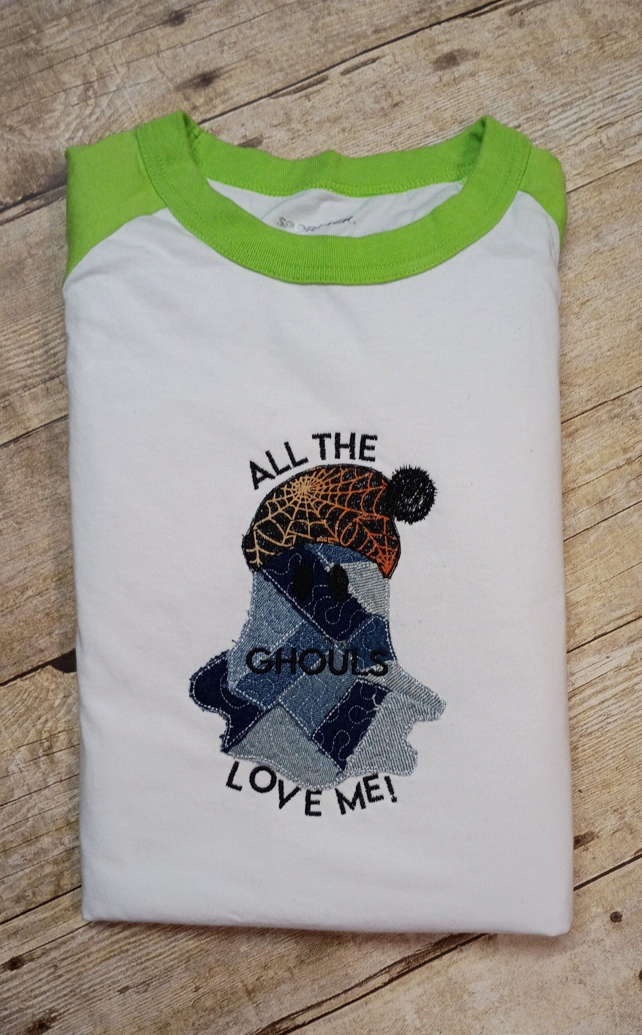 Patchwork Ghost Ghouls Applique