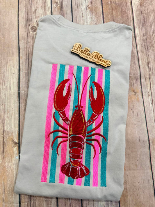 Striped Nautical Lobster