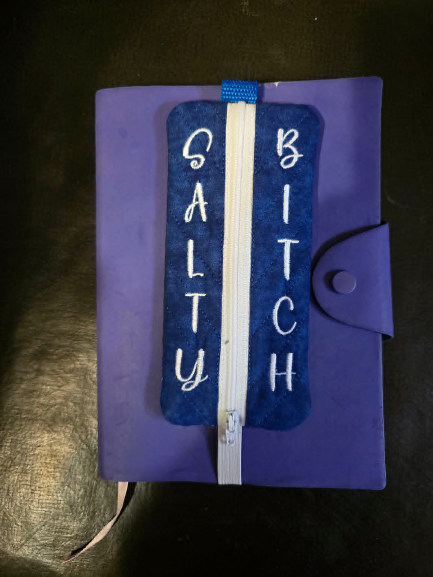 Salty Bitch Pencil Zipper Bag ITH