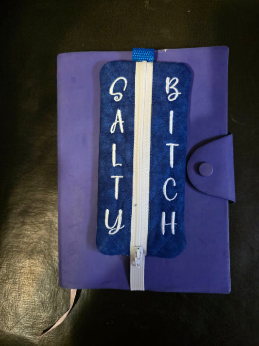 Salty Bitch Pencil Zipper Bag ITH