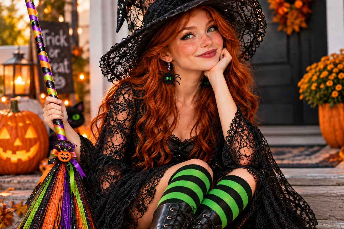 Halloween Spider FSL Earrings