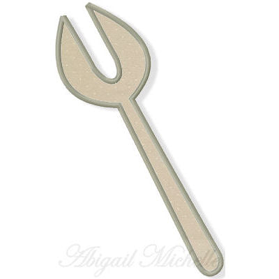 Crab Fork Applique - 3 Sizes!