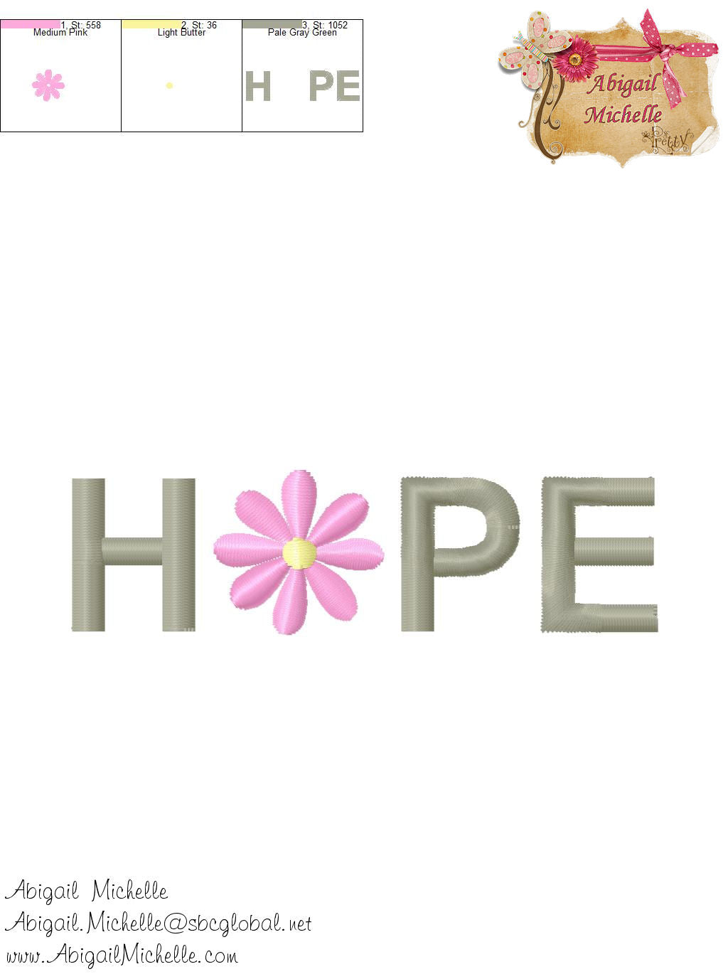 Hope Love and Joy Set