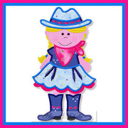 Cowgirl 1 Applique - 3 Sizes!