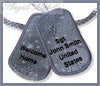 Military Dog Tags ITH Banner Add On - 4 Sizes