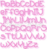 Her Bubbly Personality Monogram Font - 6 Sizes!