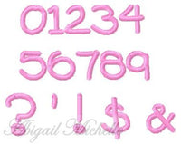 Her Bubbly Personality Monogram Font - 6 Sizes!