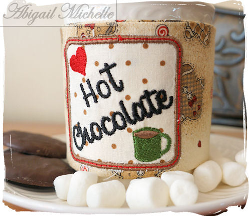 Hot Chocolate Cozy, In The Hoop - 6x10