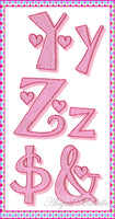Love Story Alphabet - 2 Sizes!