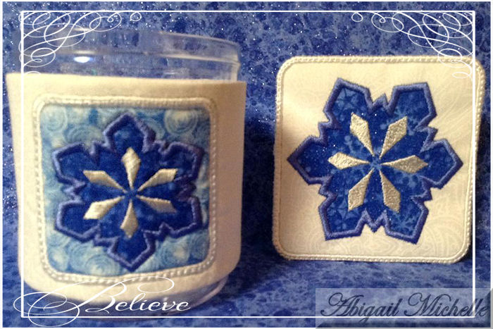 Snowflake Cozy Set, In The Hoop