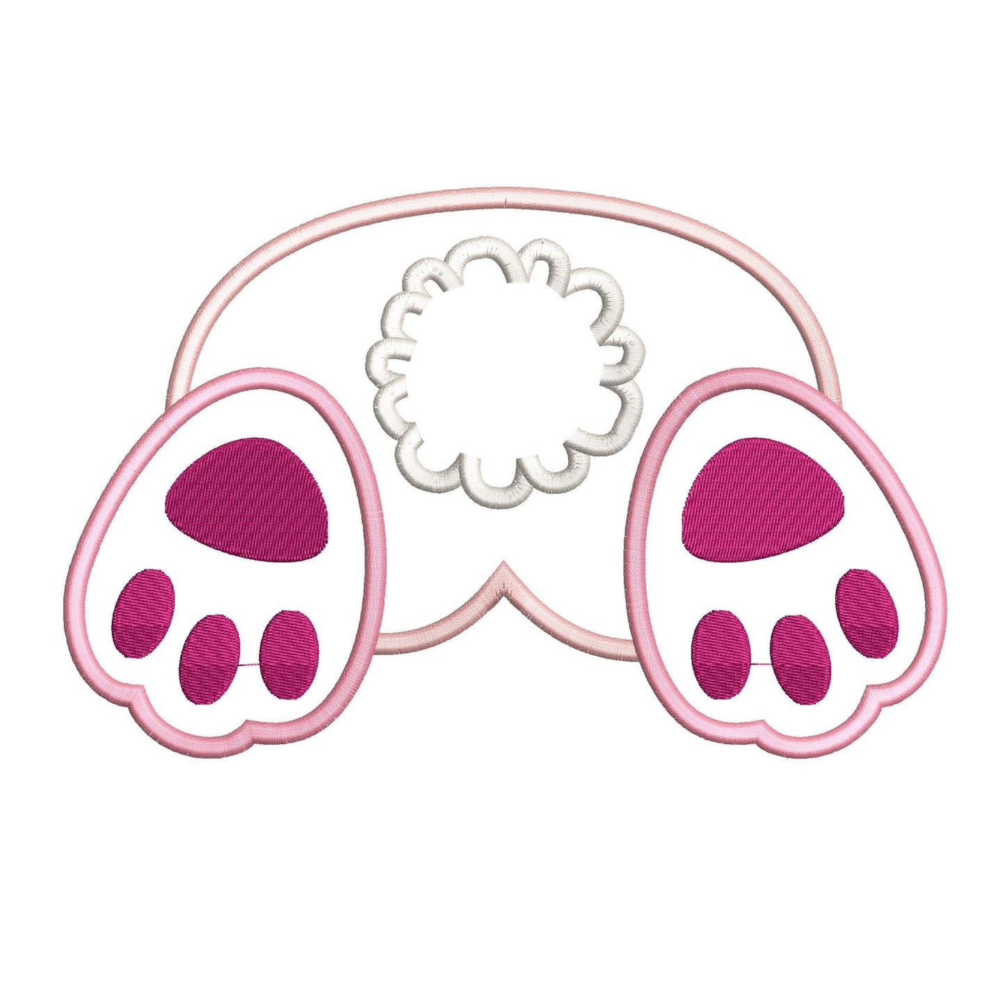 KRD Bunny Face and Butt Applique