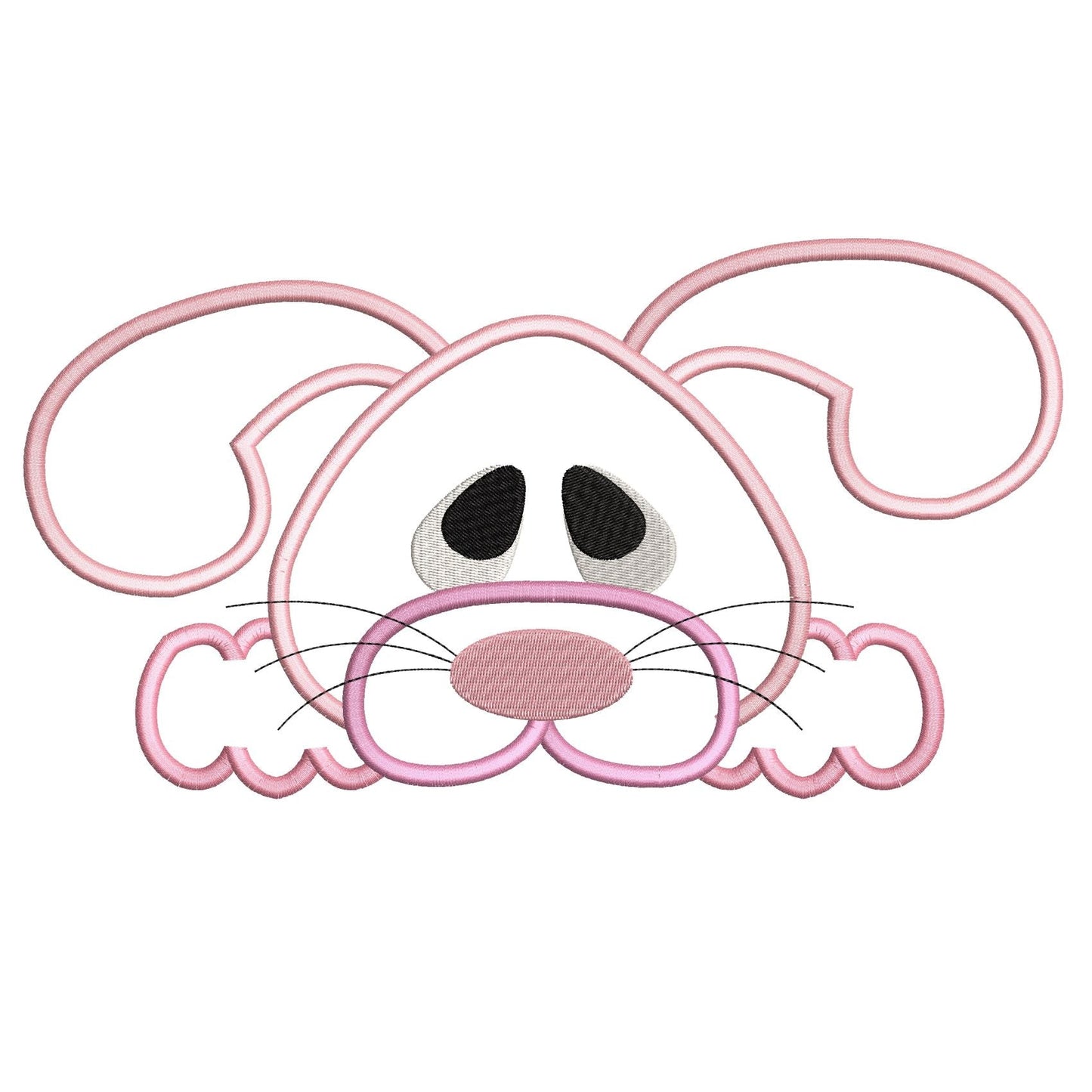KRD Bunny Face and Butt Applique