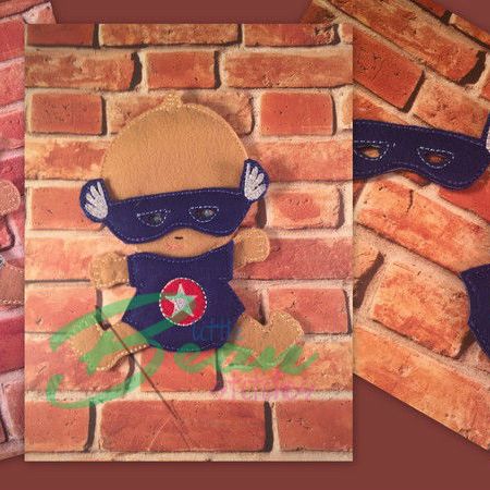 Baby non paper doll and Super hero clothes