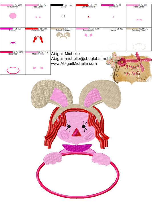 Easter Abbey Doll Monogram