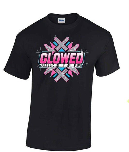 GlowED Black tee or hoodie