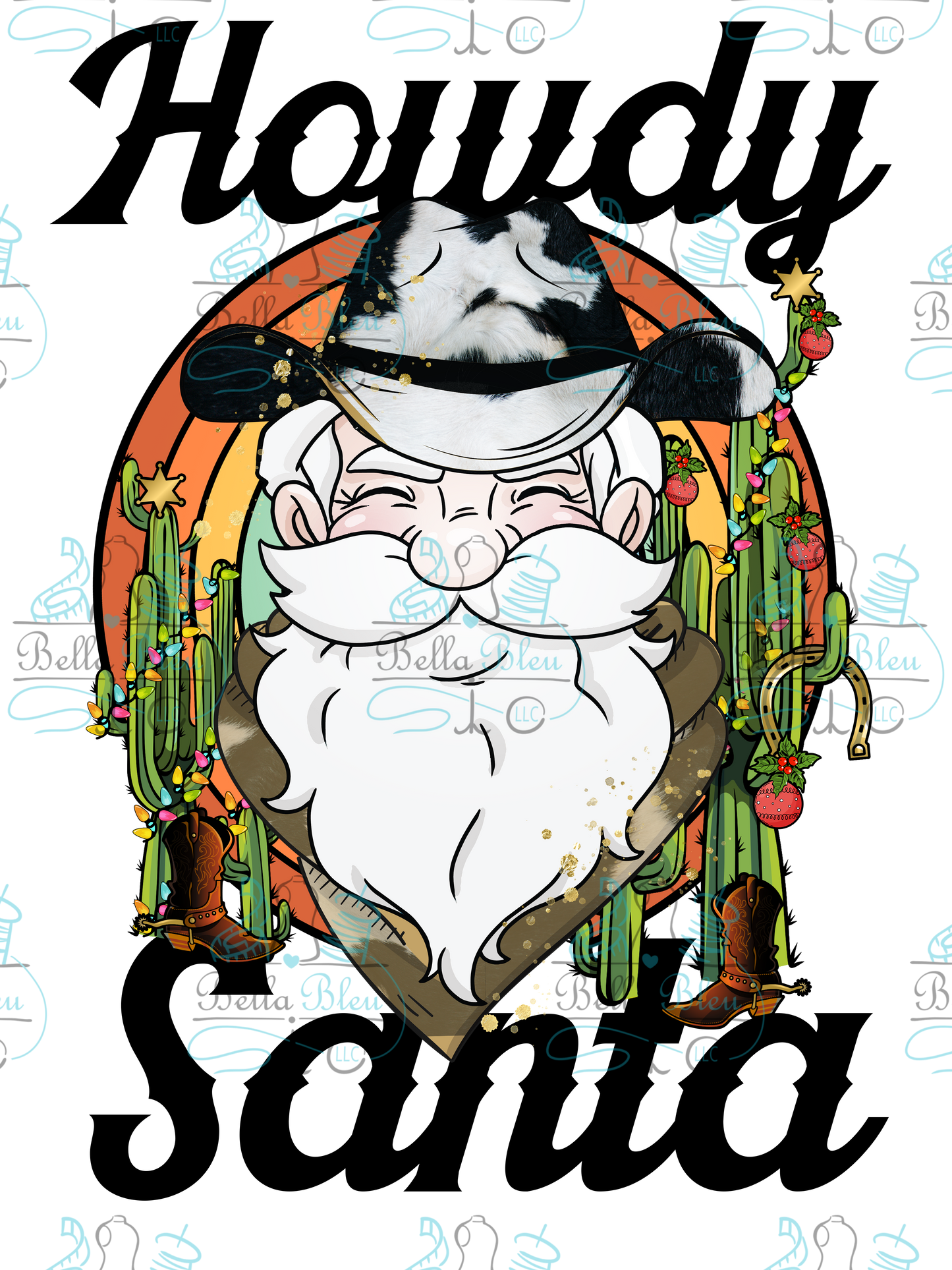 Howdy Santa 2 Sublimation pgn file