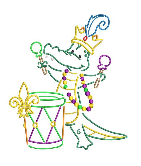 Mardi Gras Alligator 3