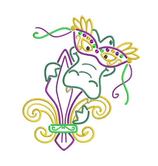 Mardi Gras Alligator Bundle Set