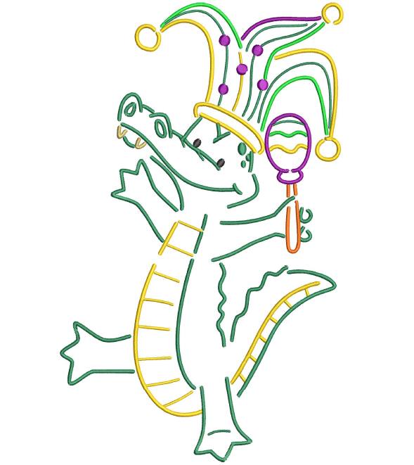 Mardi Gras Alligator 5