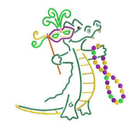 Mardi Gras Alligator Bundle Set