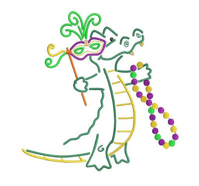 Mardi Gras Alligator 8