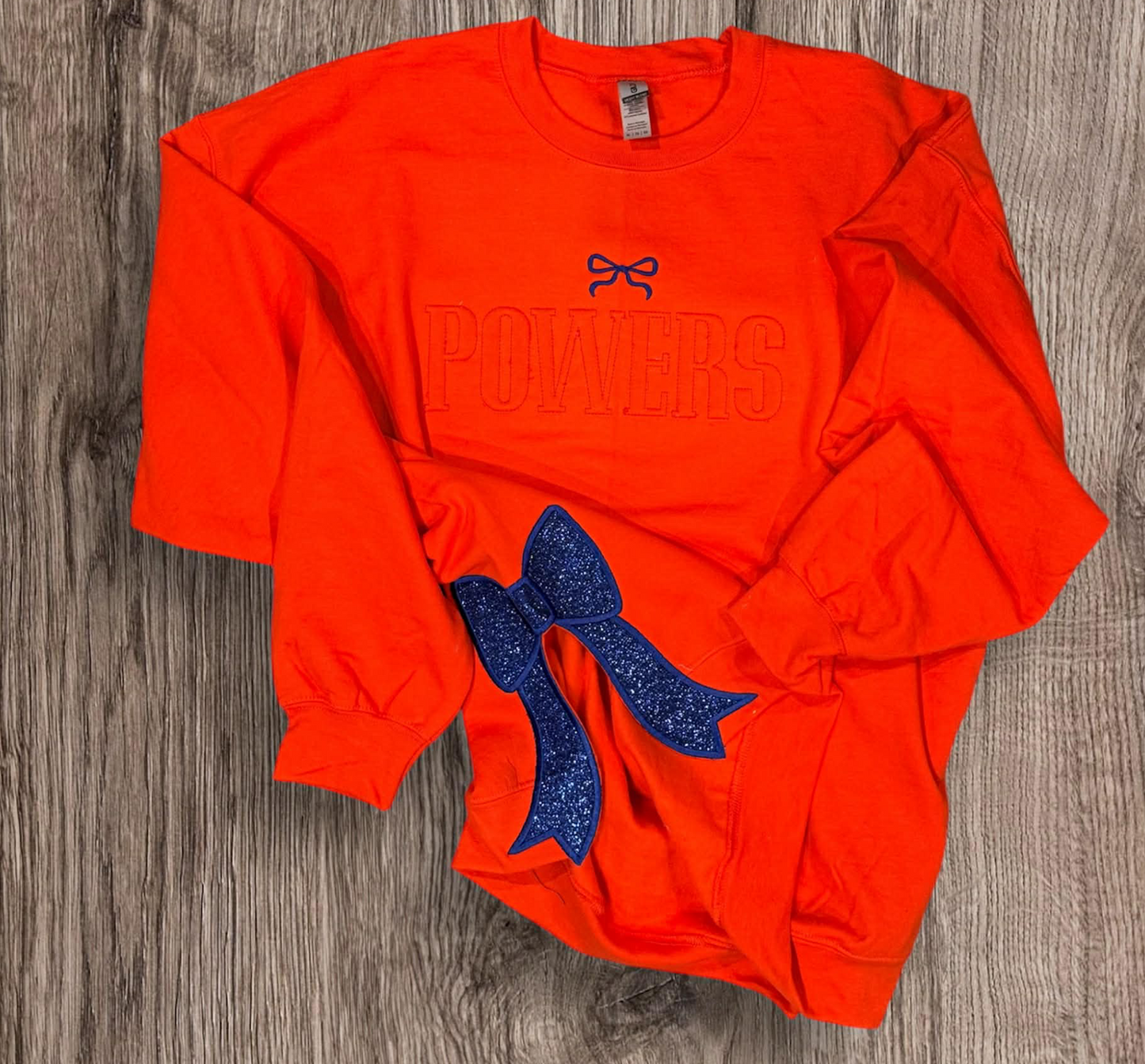 Powers Sweatshirt with Side Bows