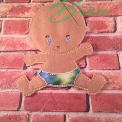 Baby non paper doll and Super hero clothes