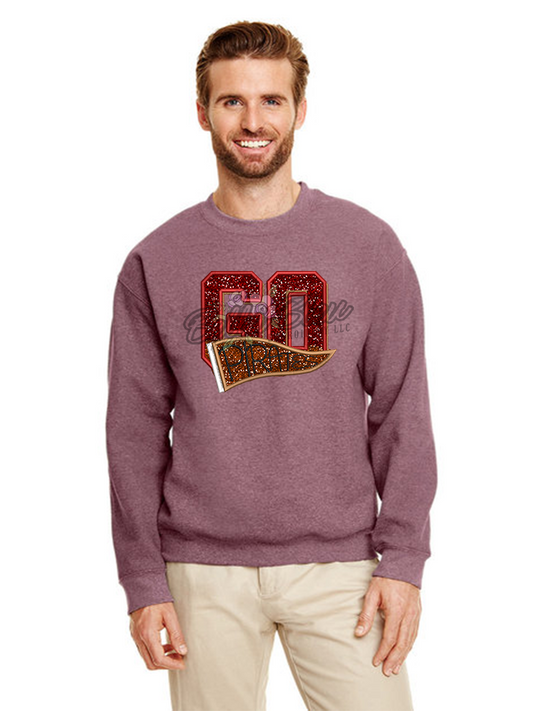 Go Pirates Pennant Applique