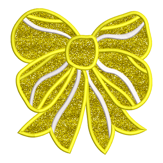 Tennis Bow Side Design Applique