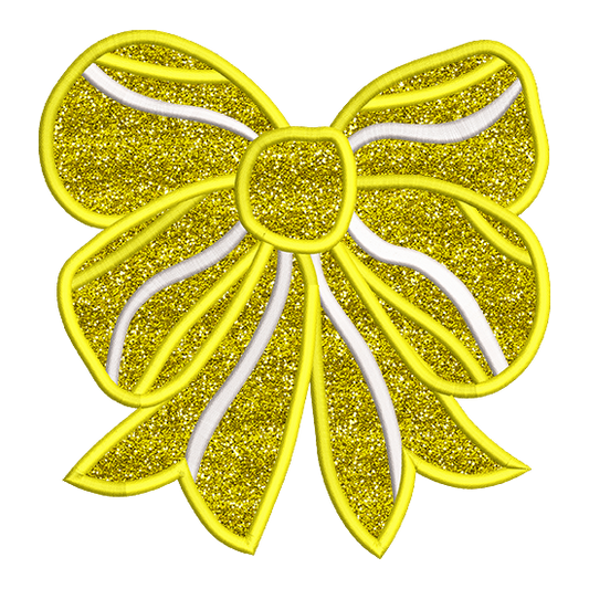 Tennis Bow Side Design Applique
