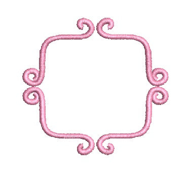 Abby Monogram Font Frame