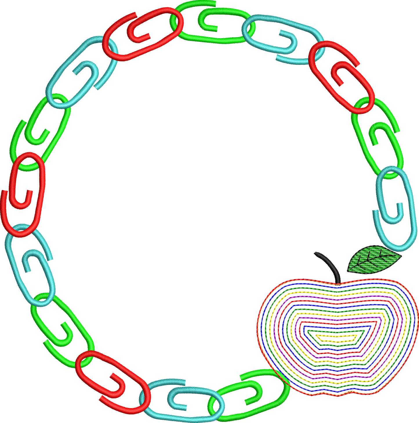 Paperclip with Apple