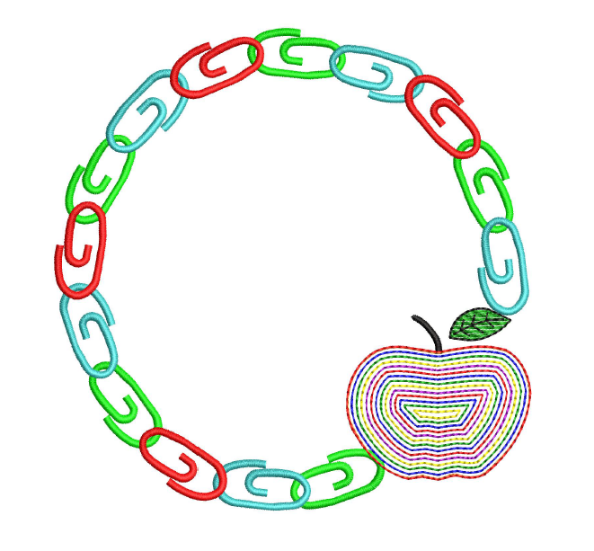 Paperclip with Apple