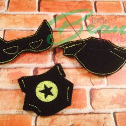 Baby non paper doll and Super hero clothes